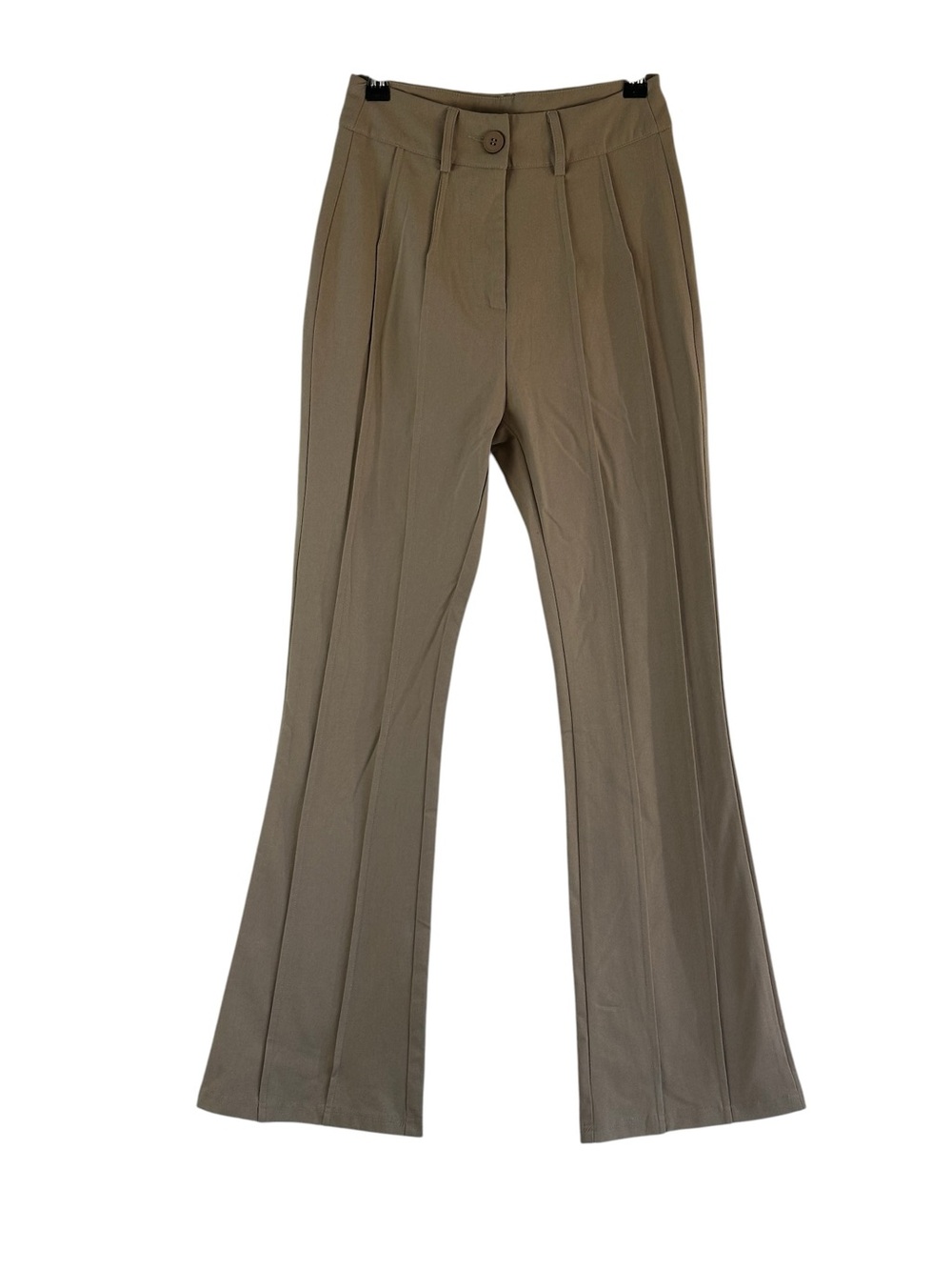 SHEIN Y2K Beige Flare Dress Pants XS 2 | Office Siren Business Casual